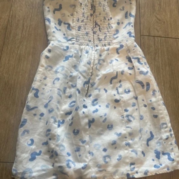 Reformation Madilyn Linen Strapless Mini Dress - Picture 3 of 3